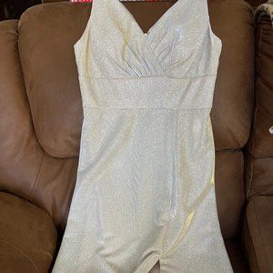 Elegant Metallic Dress